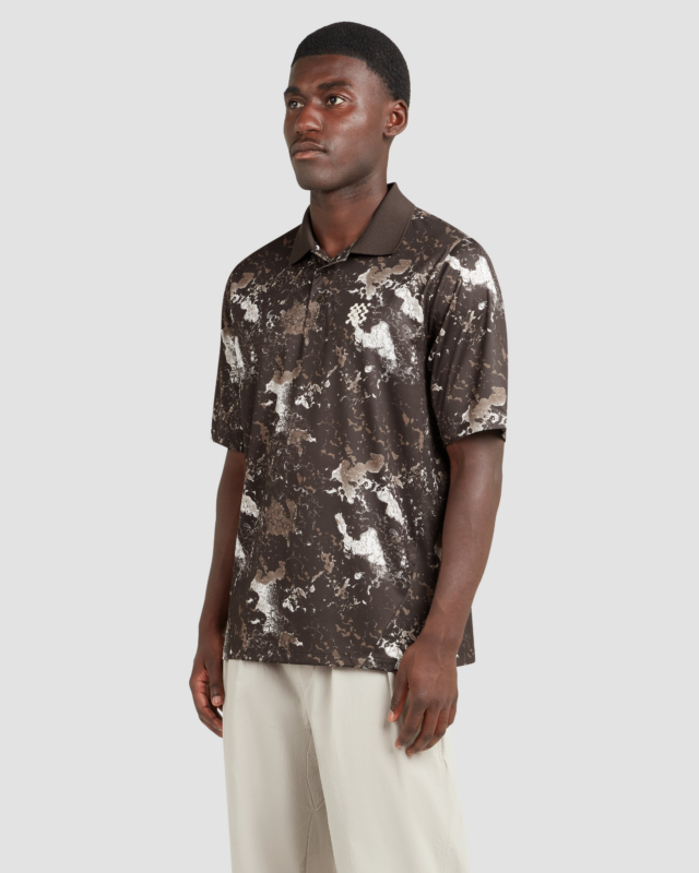 Jolidee Woodland Camo Course Polo featuring breathable fabric for a modern outdoor golf style 2 image